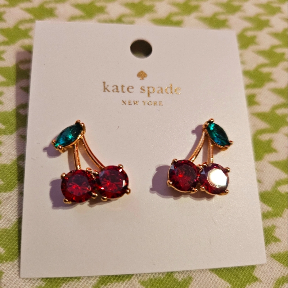 KATE SPADE BN CHERRY EARRINGS